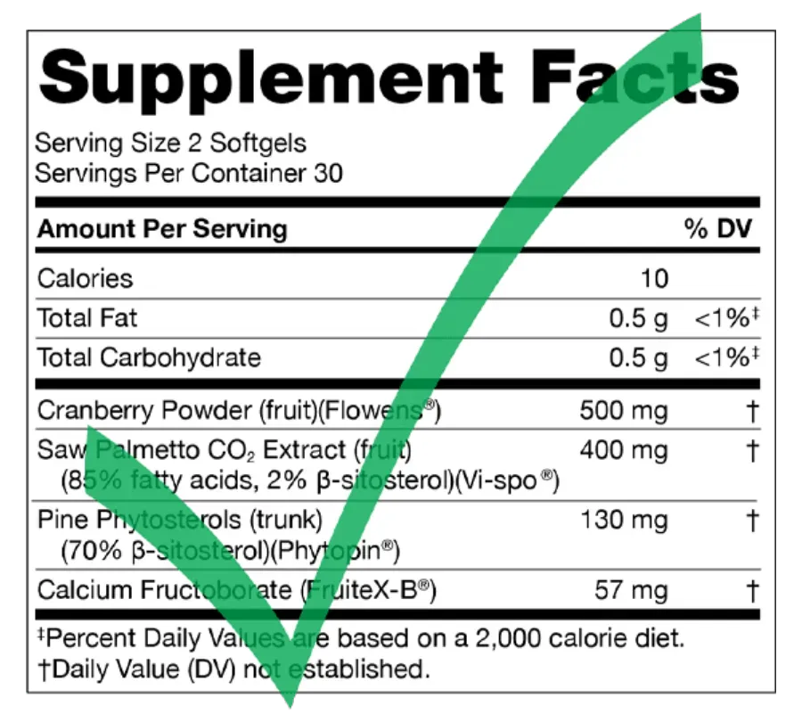 supplement facts